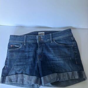 Hudson Jeans Blue Jean Shorts Cuffed Casual